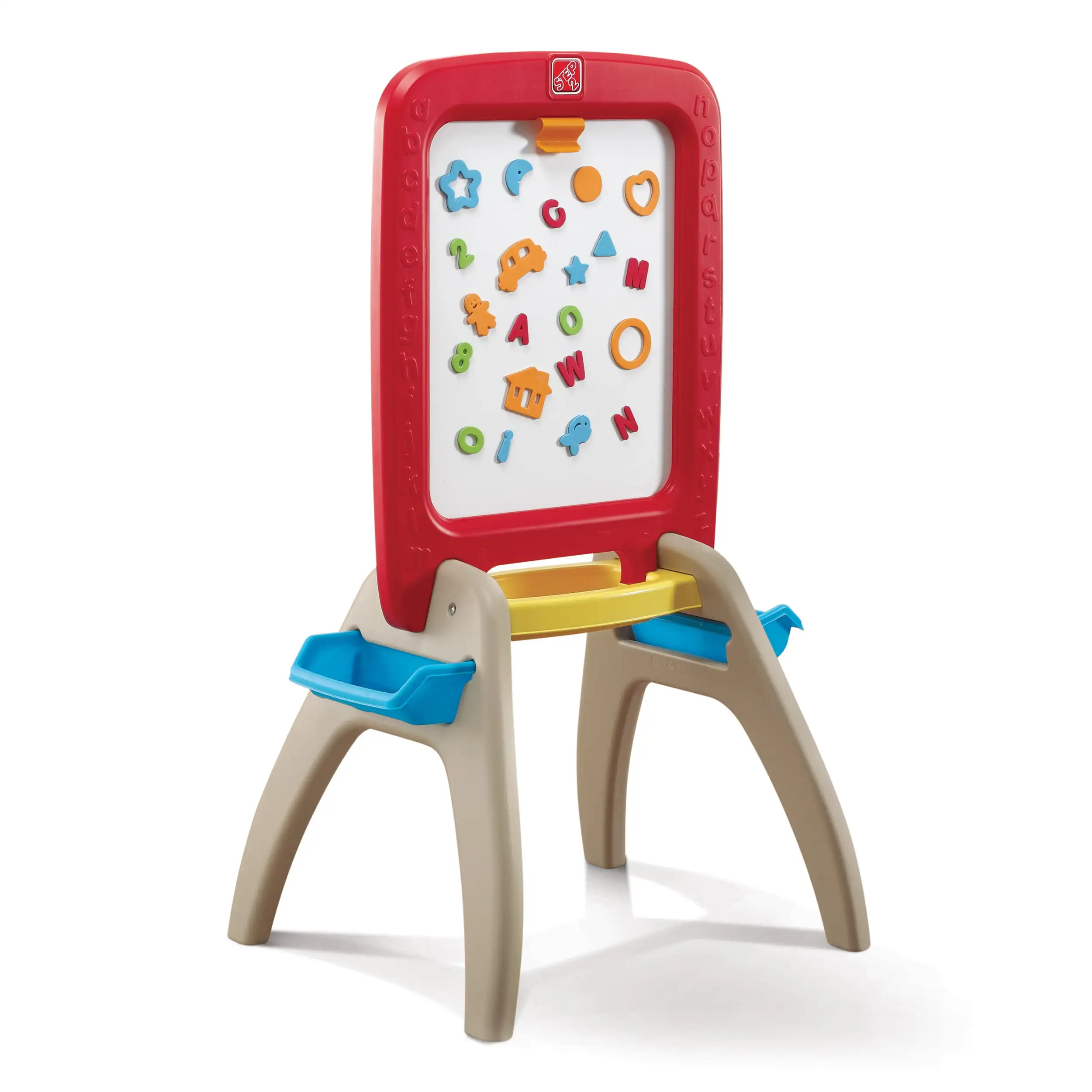 

All Around Red Kid Easel Two Chalkboard and Easel