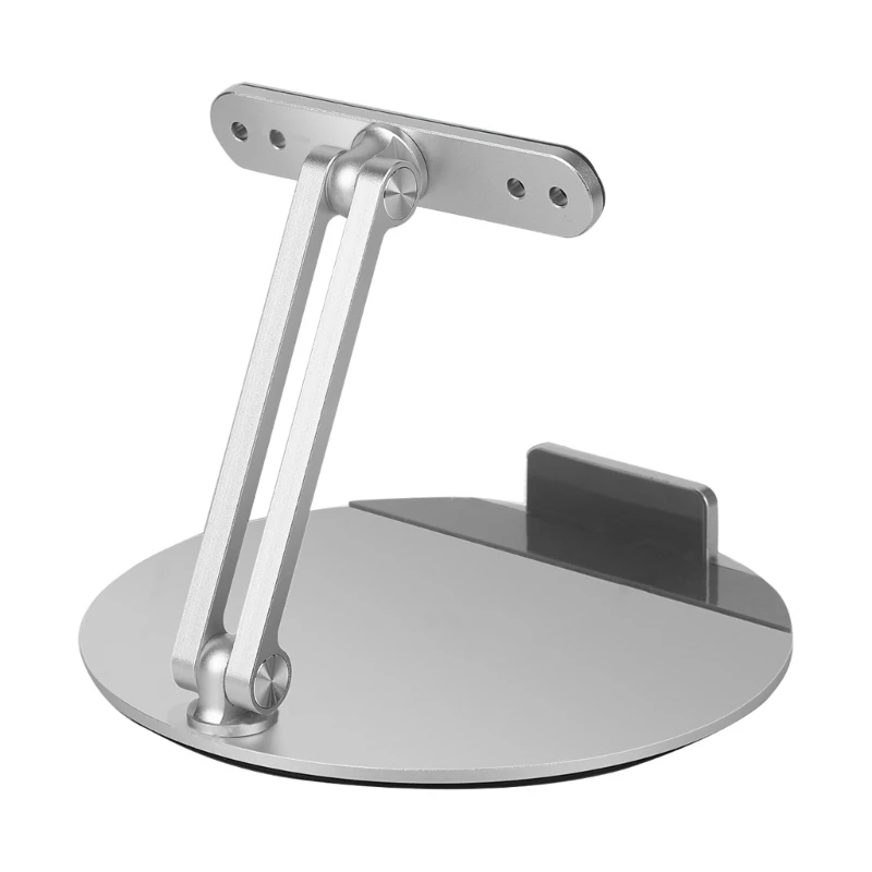 

Aluminum Desktop Stand for echo Show 15 15 Stand Swivel and Tilt, Adjustable and Foldable Stand with Rotatable Base