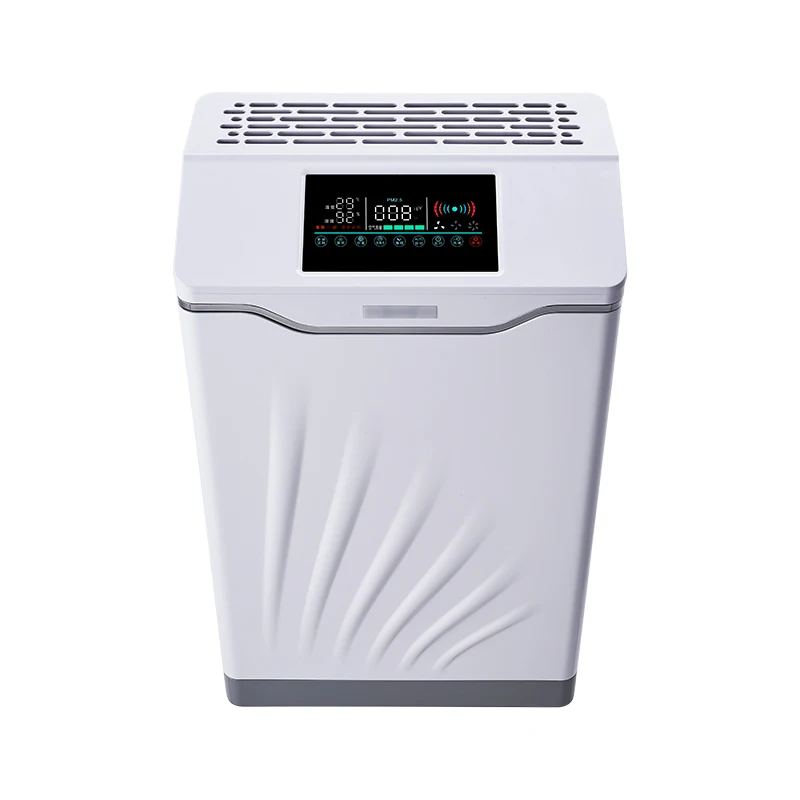 

Odor temperature sensor anion electric power ABS material home cleaner air purifier for large room