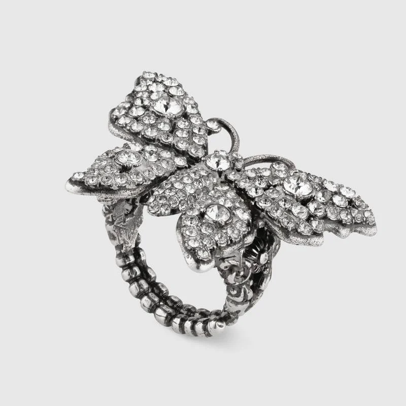 

Retro fashion personality European and American butterfly ring