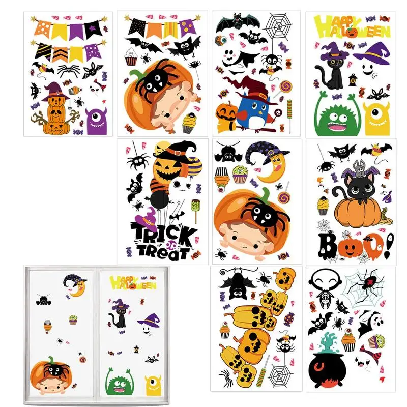 

Наклейки на окна на Хэллоуин, 9 листов