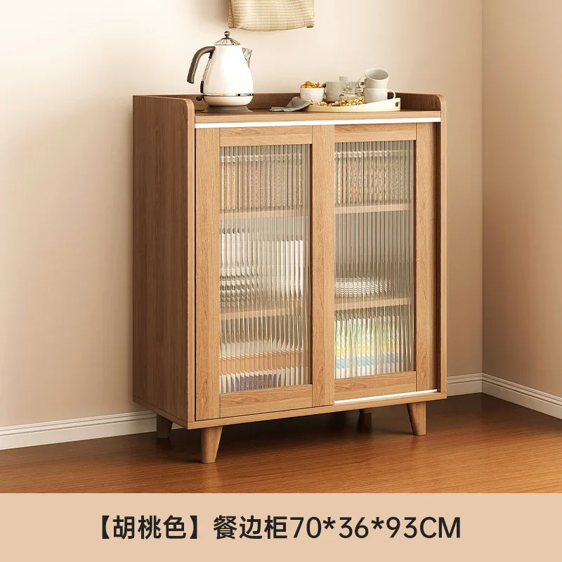 Аркадный шкаф для хранения вещей кухонный из массива дерева витрина Curio