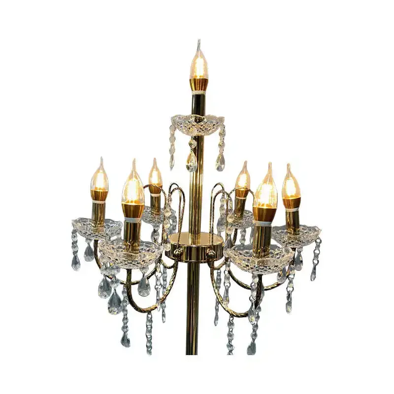 Новый свадебный реквизит Европейский Хрустальный светящийся уличный светильник