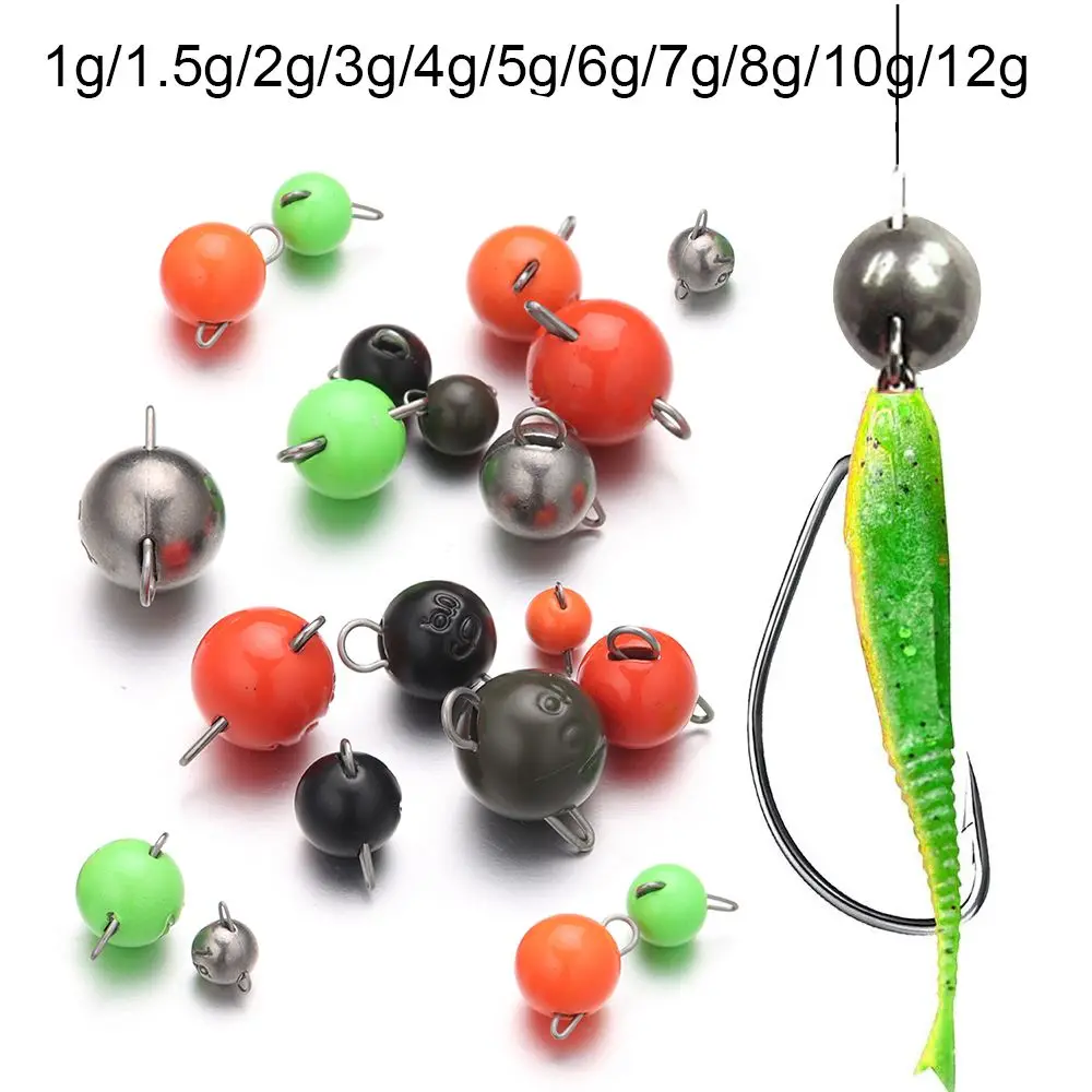 

1PC 6Color Tungsten Sinkers 1g-12g Fishing Weights Sinkers For Bass Fishing Tackle Accessories Fishing Tungsten Fall Line Sinker