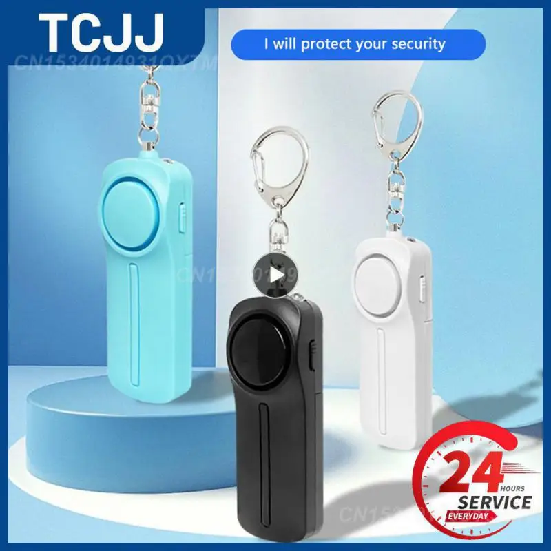 

1~10PCS Emergency Alarm Keychain Fashionable Loud And Powerful Pull Ring Alarm Anti Wolf Alarm Security Alert 130db Siren