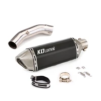 51mm escape pipe link section removable db killer slip on exhaust system muffler modified for duke 250 390 adv 20 22