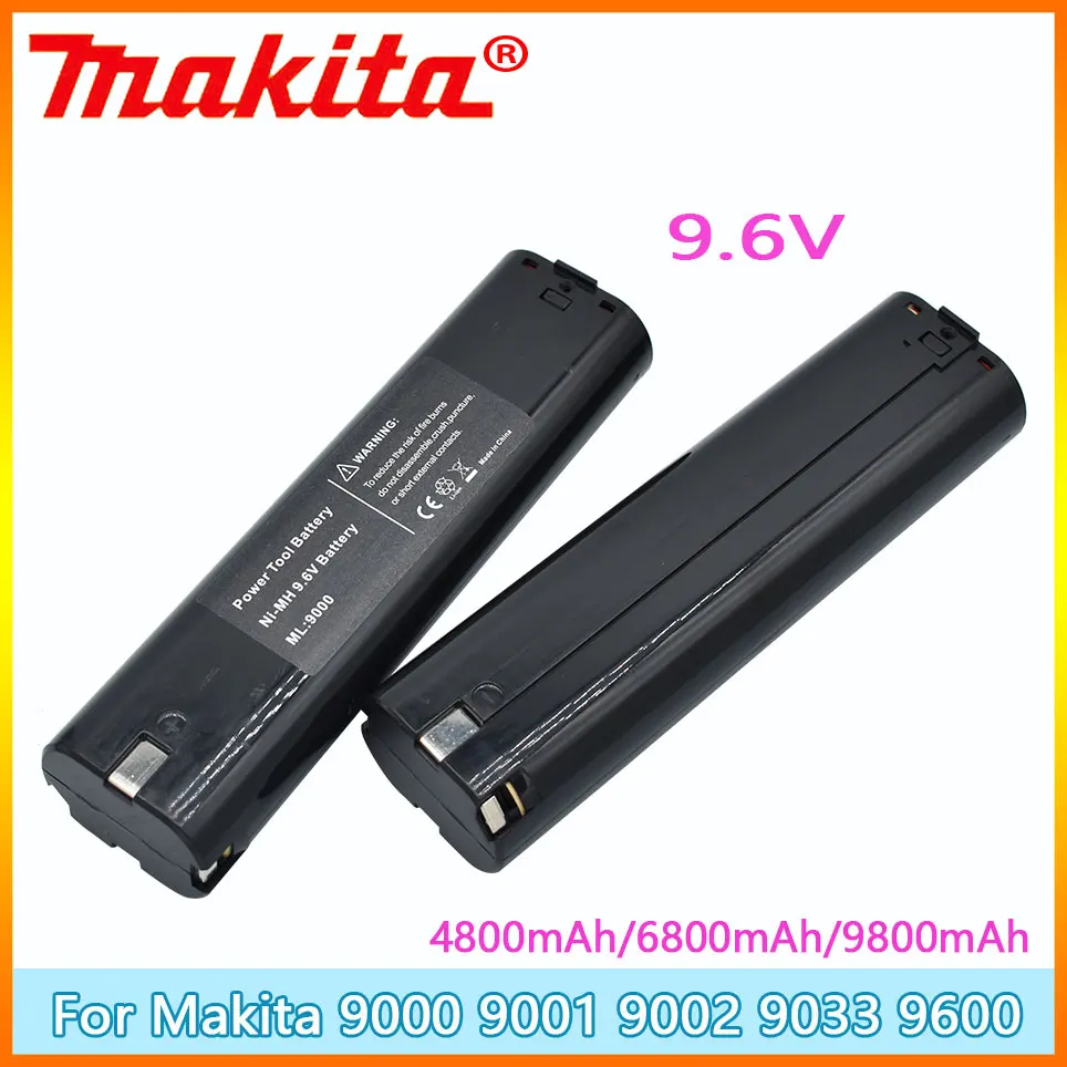 

Makita 9.6V 4800mAh Ni-MH Rechargeable Replacement Battery for Makita Mak 6095D 9000 9001 9033 9034 632007-4 9600 193890-9 5090D