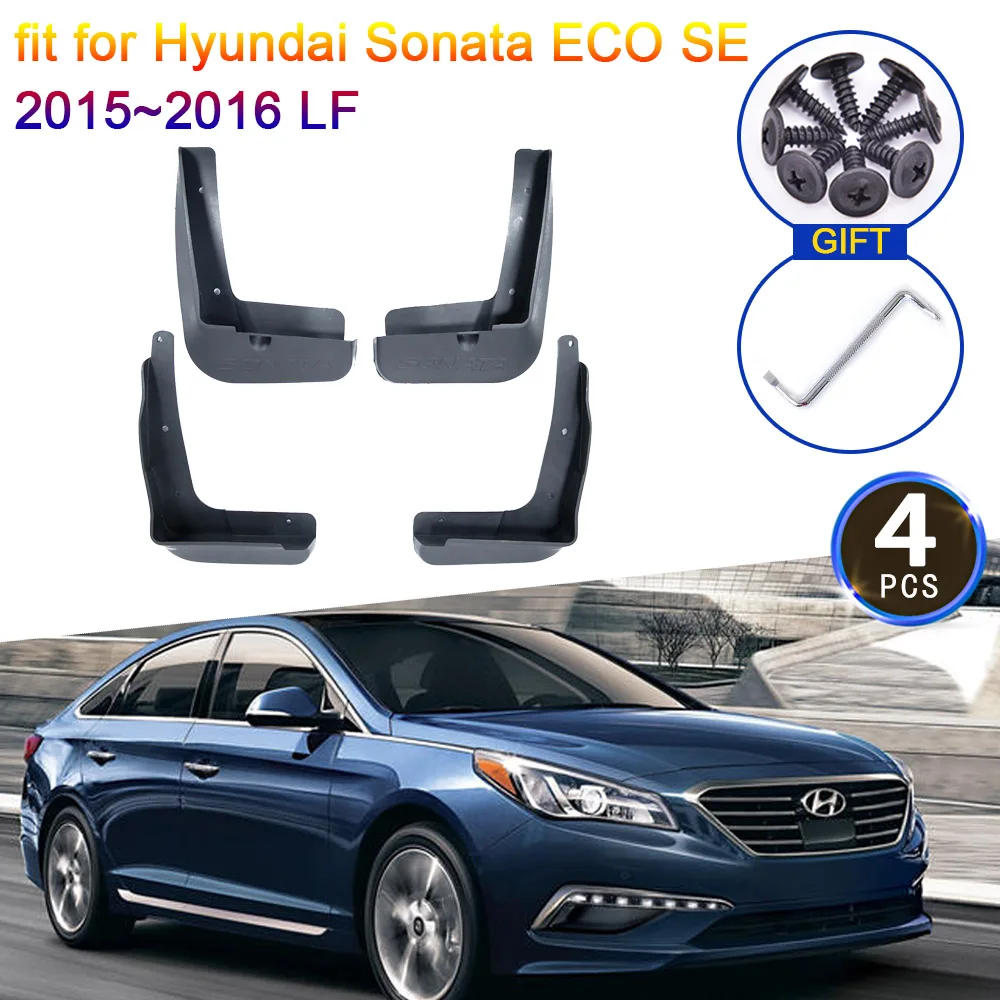 

for Hyundai Sonata ECO SE 2015~2016 i45 LF Mud Flaps Splash Guards Flap Mudguards Fender Front Rear Wheel Car Stying Accessories