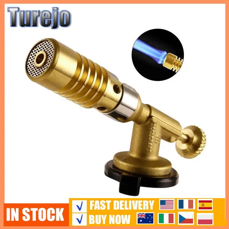 

Portable Welding Torch Flame High Temperature Brass Torch Brazing Solder Propane Welding Plumbing For Outdoor Camping Welding