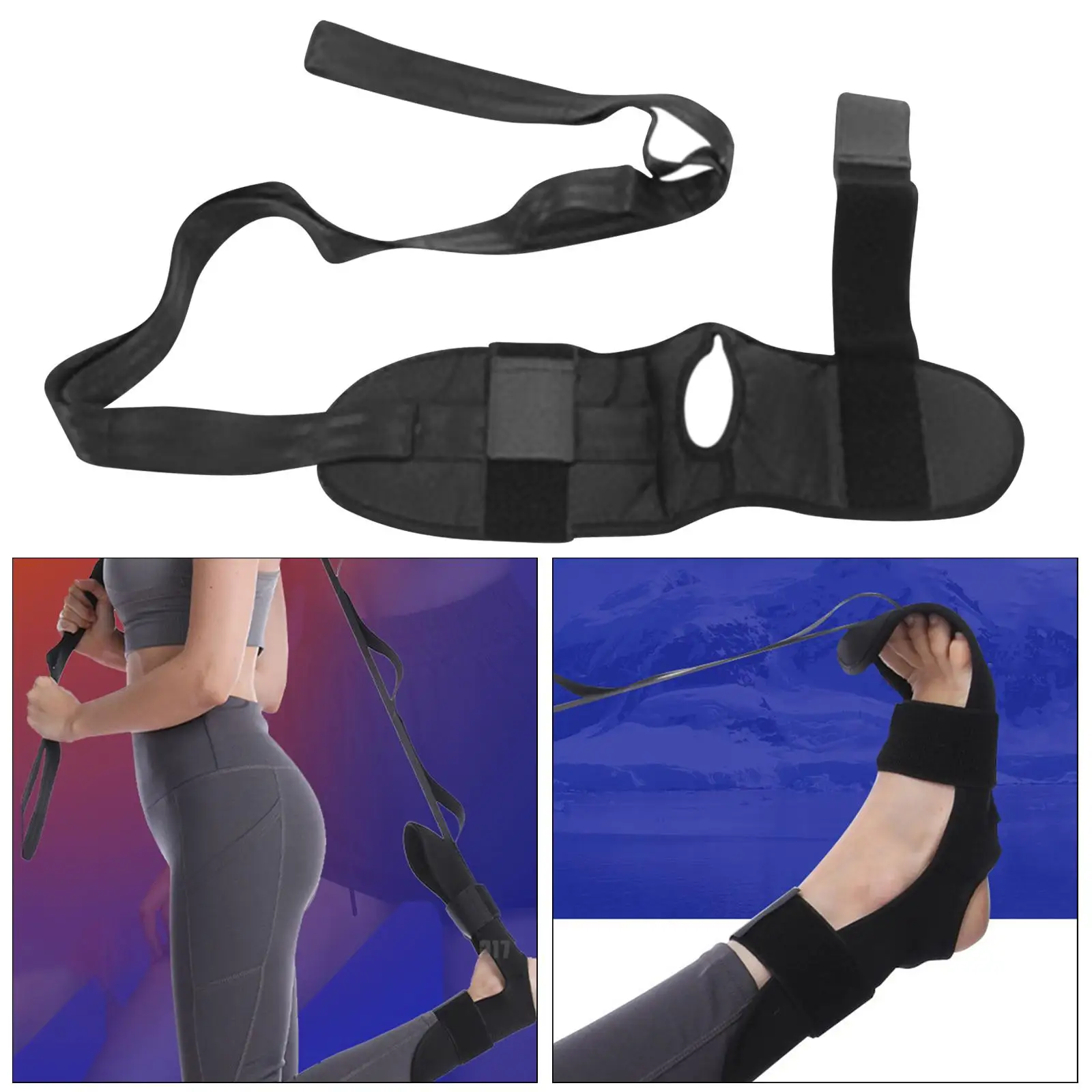 

Yoga Ligament Stretching Belt Foot Stretcher Correction Thigh Calf Ankle Leg Training Strap for Pilates Gymnastics Ballet Dance