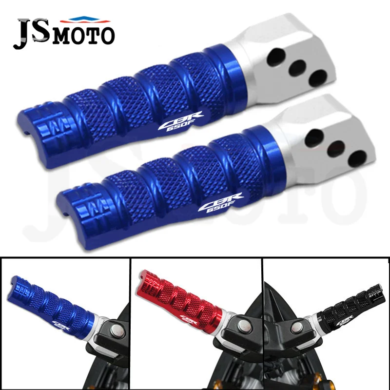 

High Quality Passenger Rear Footpegs Foot Pegs For HONDA CBR650F CBR 650F cbr650f 2014-2015 Motorcycle CNC Footrest Rests Pedals