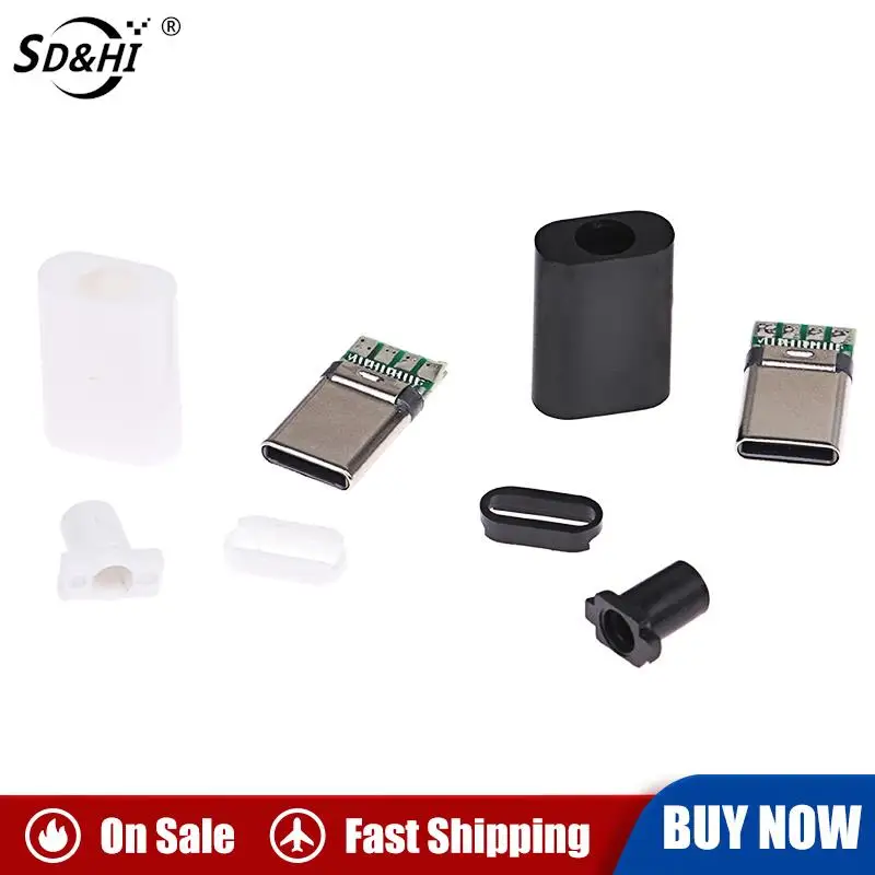 2 комплекта коннекторы с разъемом Type-C Micro USB 3 1 электрические клеммы 4 контакта Тип