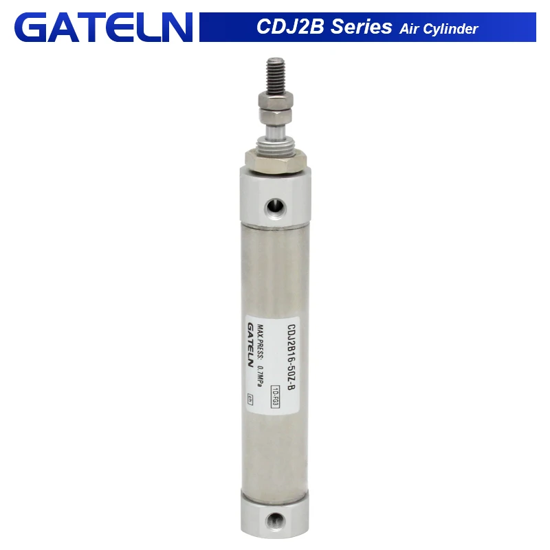 

Цилиндр двойного действия CDJ2B10 CDJ2B16 мини-пневматический одноштоковый CDJ2B10-50-B CDJ2B10-20-B CDJ2B16-50-B CDJ2B16-100-B