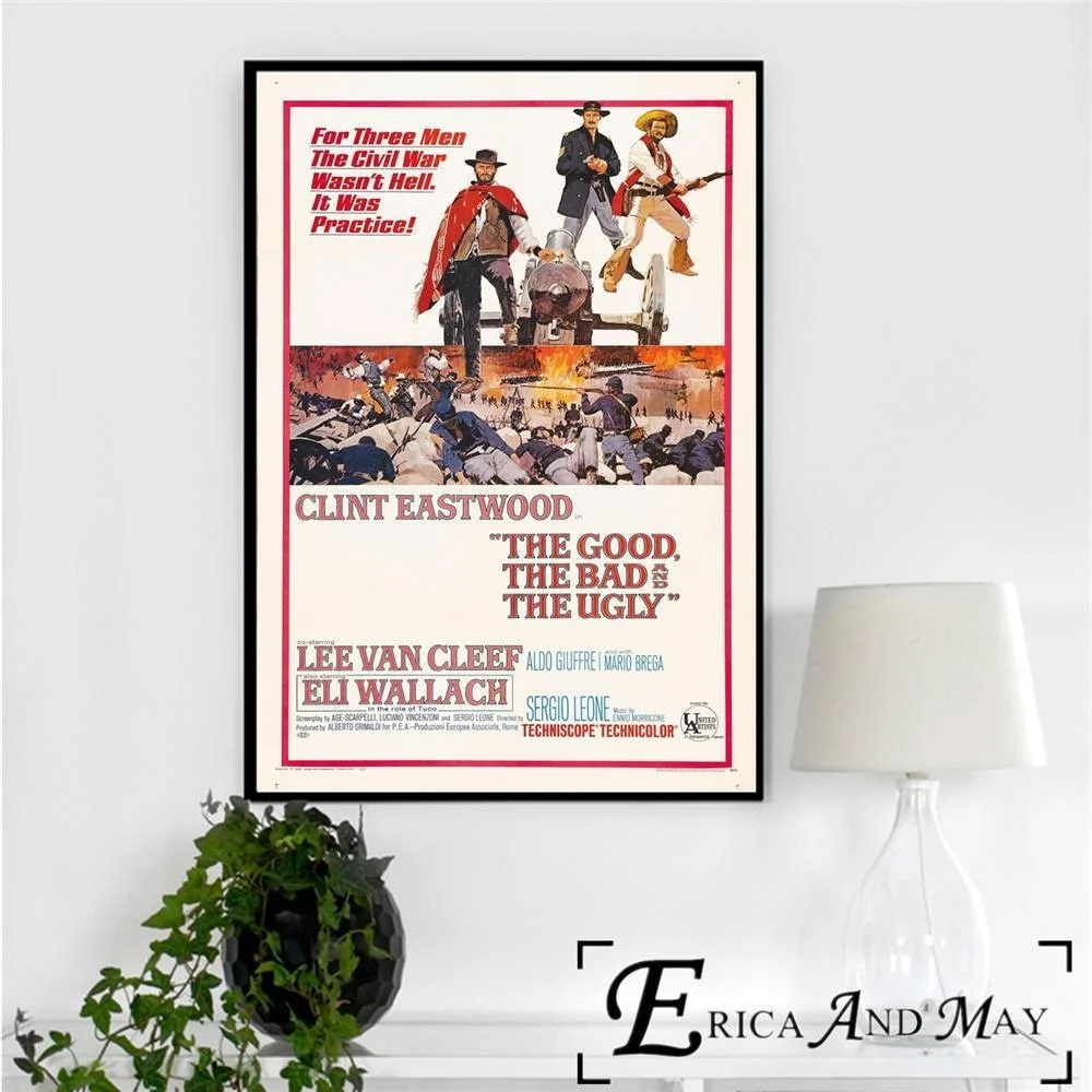 

the Good the Bad And the Ugly posters and prints Canvas Painting Art wall pictures room decoration aesthetic Affiche