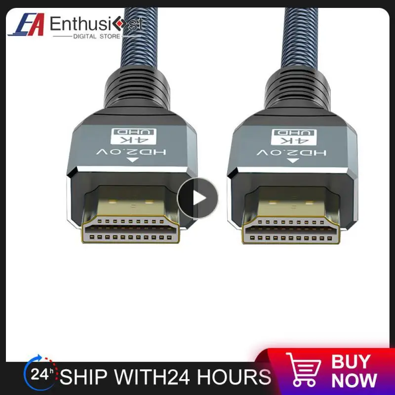 

Hd Video Cable Hd Cable 8k@60hz Hd Cable Computer Hdtv Hdr 48gbps Adapter Tv Connection HDMI-compatible Cable 2.1 Ultra Digital
