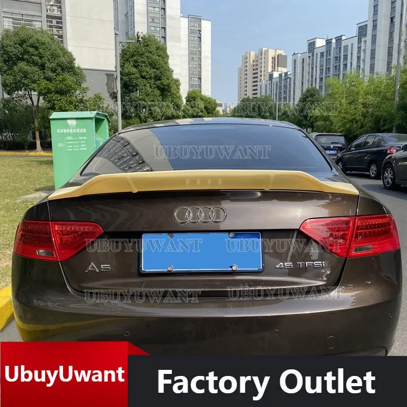 

Используется для AUDI A5 B8 2-дверного спойлера 2008-2014 года, АБС-пластик/углеродное волокно, материал, задний багажник, крыло, комплект аксессуаро...