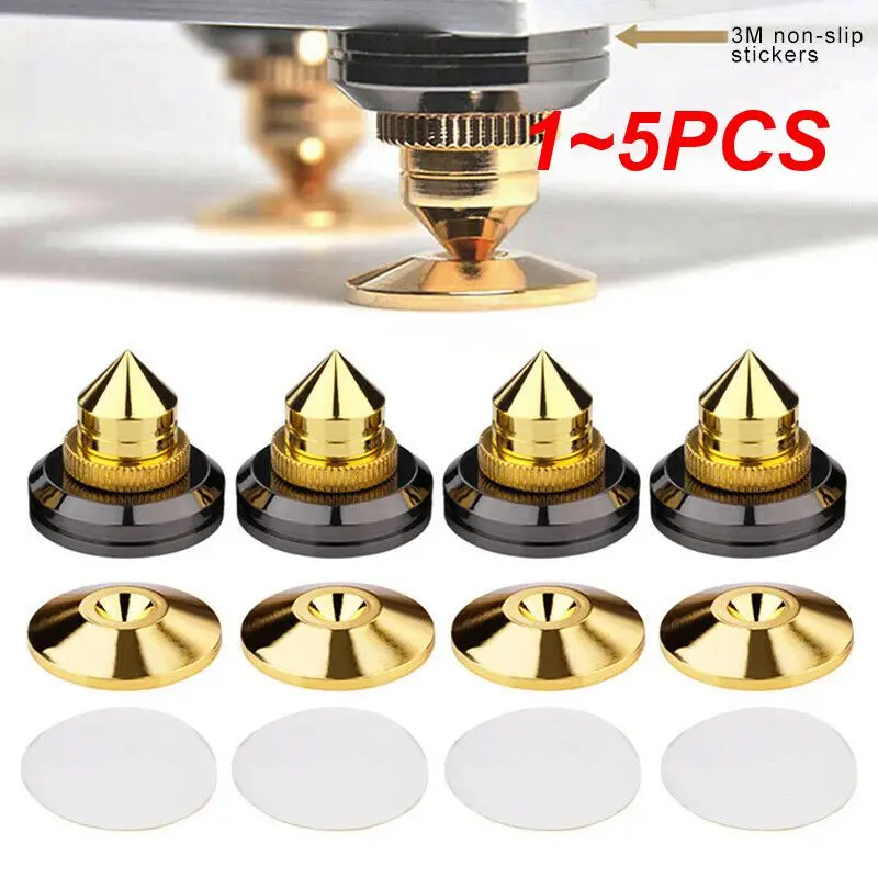 

1 ~ 5 шт., позолоченные штативы для динамиков