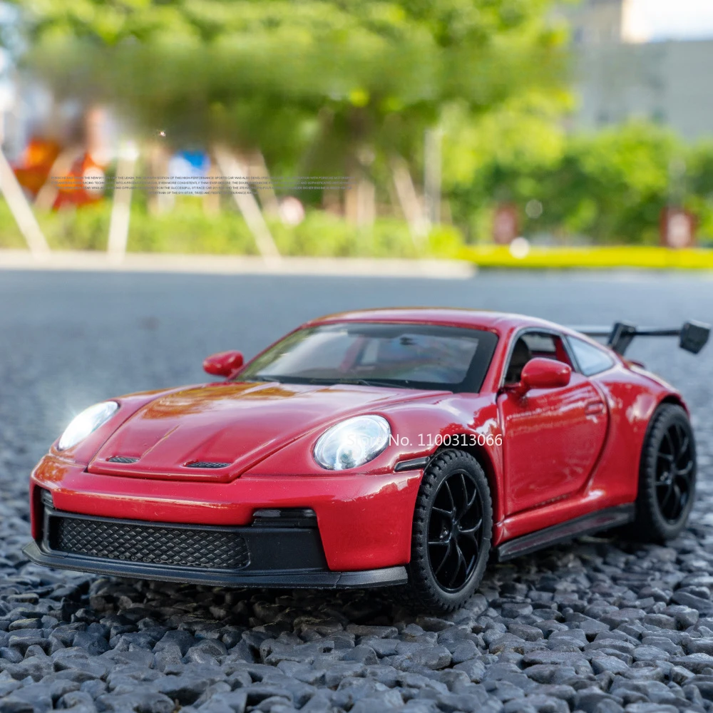 

1:32 911 GT3 Alloy Sports Car Model Toy Diecasts Metal Super Sport Car with Sound Light Vehicle Toys For Boys Gifts Collection