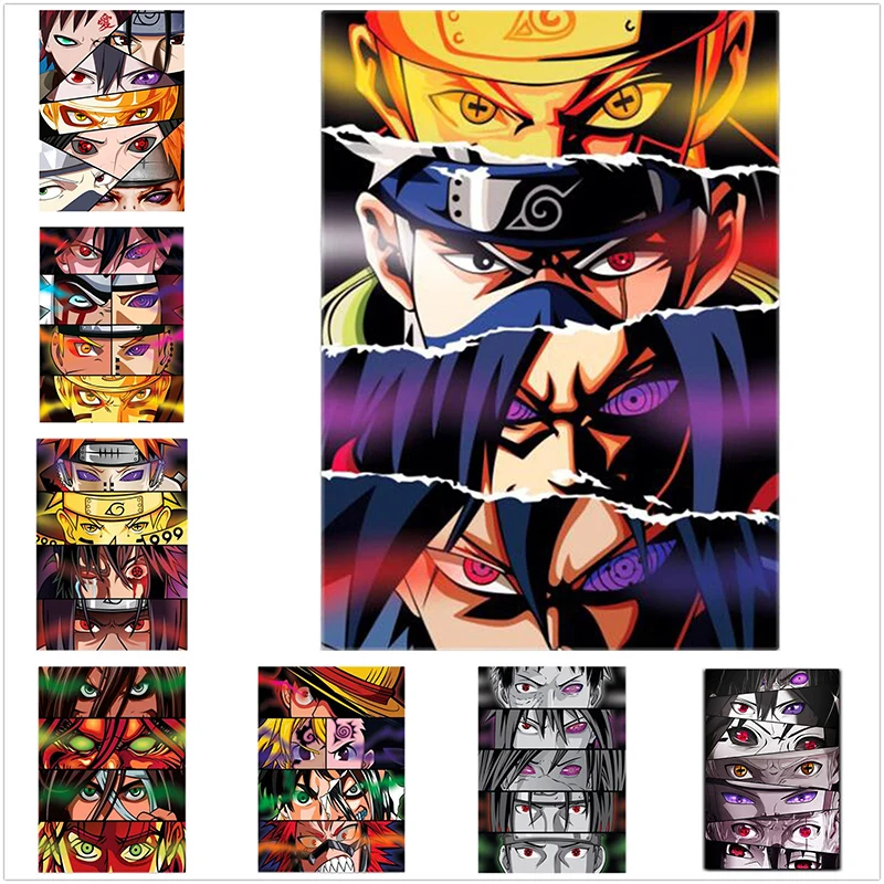

5D DIY Diamond Painting Anime Celebrity Kakashi Sasuke Full Diamond Embroidery Mosaic Pictures Home Decor Painting Cross Stitch