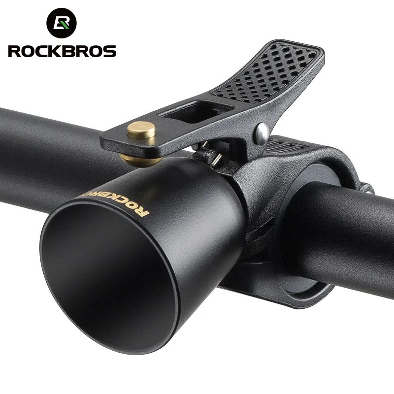 

ROCKBROS Bicycle Brass Bell Cover Nylon Stainless Steel Screw High Decibel Clear Ring MTB Road Bike Retro Bell Bike Accessories