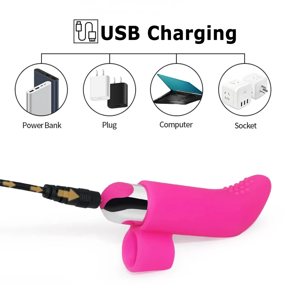 10-скоростные мощные пальцевые вибраторы клиторальный мини-стимулятор точки G