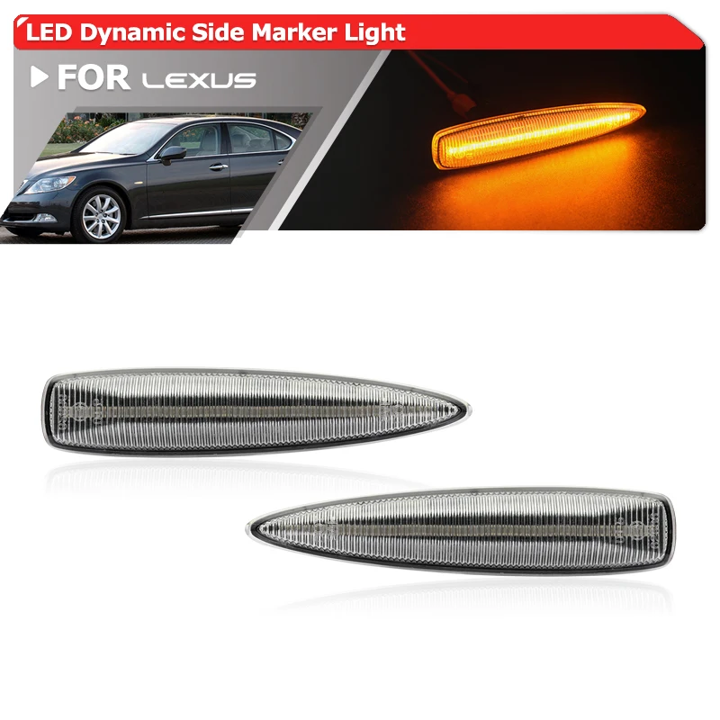 

For Lexus IS F LS460 460L 600h L LX450d LX570 Led Side Mirror Dynamic Turn Signal Sequential Indicator Blinkers Flowing Lights