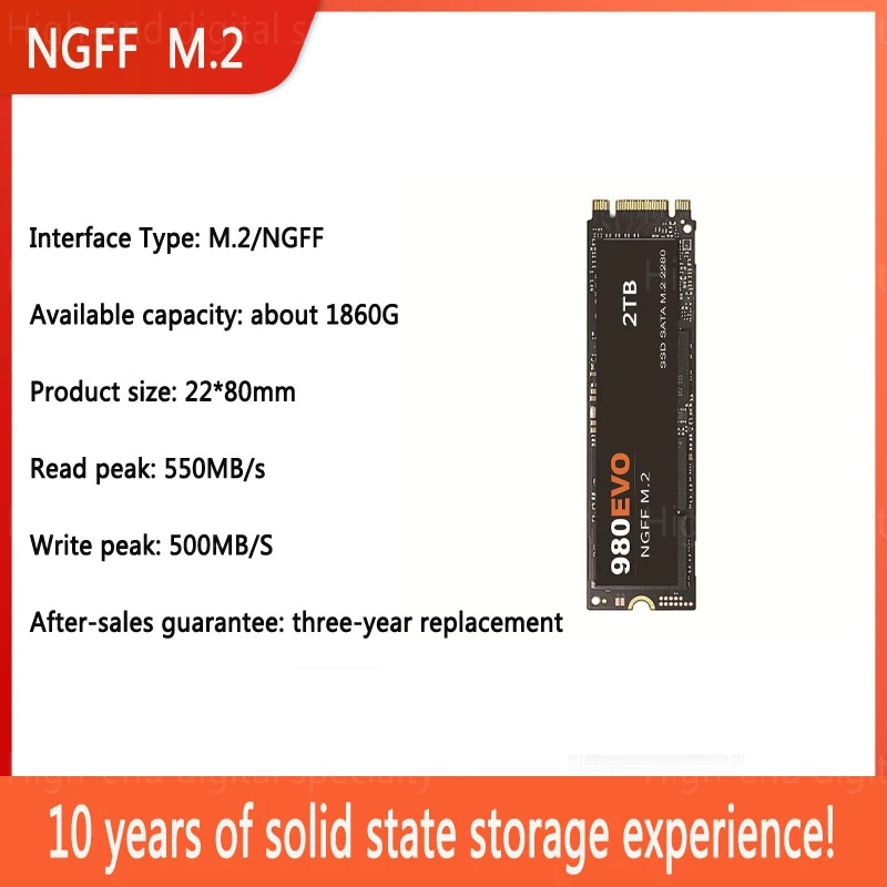 

SSD M2 NGFF 500 Гб 980 EVO Plus 250 ГБ Внутренний твердотельный накопитель ТБ 2 ТБ 4 ТБ hdd жесткий диск для ноутбука компьютера sata hd