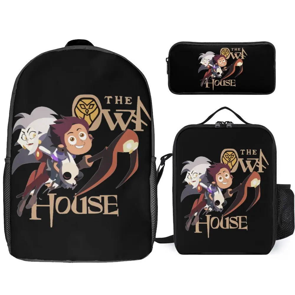 2 Безопасный уютный пехотный набор 3 в 1 17-дюймовый рюкзак сумка для ланча ручек