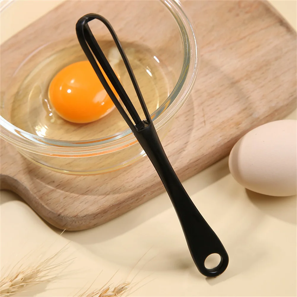 

Kitchen ABS Double Head Mini Whisk Non-Slip Easy To Clean Egg Beater Manual Mixer Milk Frother Kitchen Tools