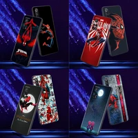 marvel phone case for xiaomi mi 9 9t se mi 10t 10s mi a2 lite cc9 note 10 pro 5g soft silicone cover marvel hero spiderman