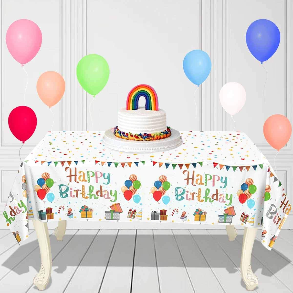 

Happy Birthday Party Tablecloth Disposable Birthday Tablecloths For Parties Kids Adult Birthday Party Table Cloths Table Cover