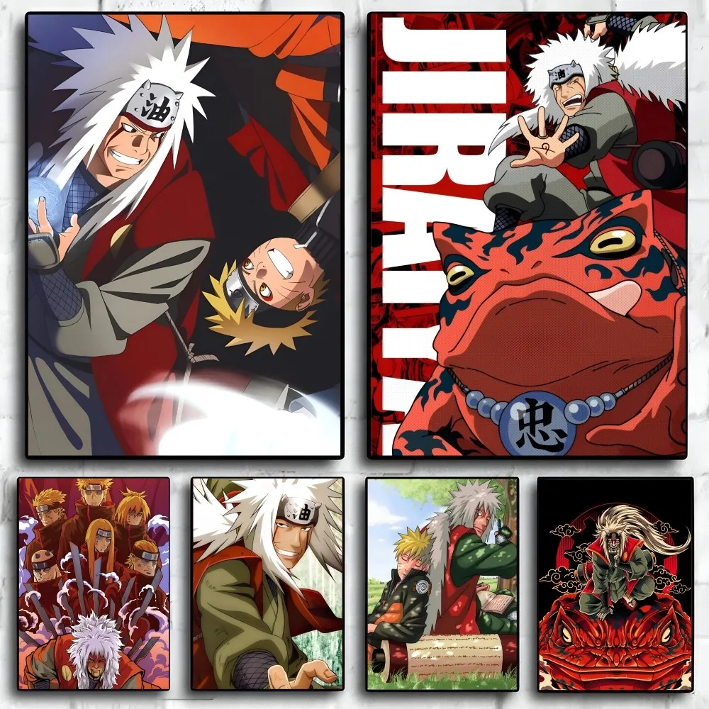 Плакат J-Jiraiya самоклеящееся искусство Настенный декор для кофейного дома бара