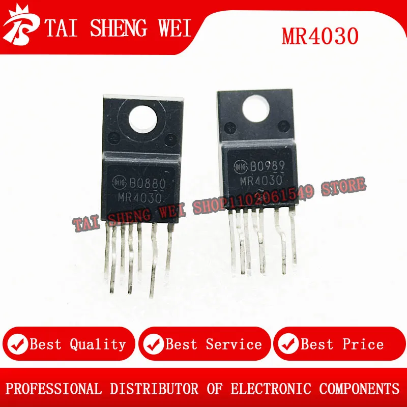 

10PCS, brand new original, MR4030 straight plug 7 pin MR4030, LCD power management module TO-220F transistor brand new