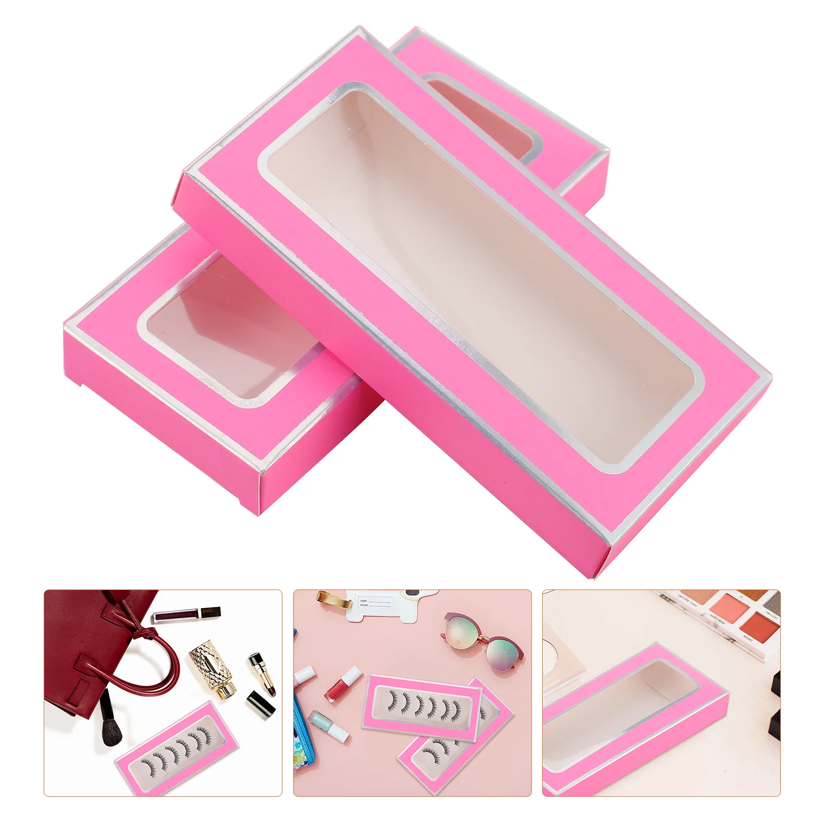

30pcs Empty Eyelash Case False Eyelash Storage Box Empty Eyelash Packaging Box
