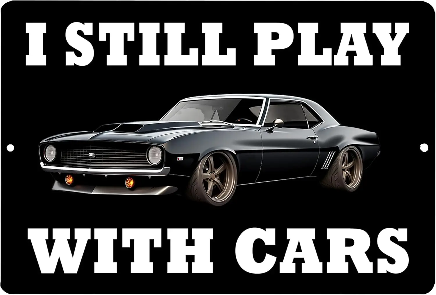 Забавный Mechnc Muscle Cr Rce Stll PLy с Crs Srcstc Metl Tn Sgn Wll Decor Mn Cve Br Offce Grge Shop Домашний декор