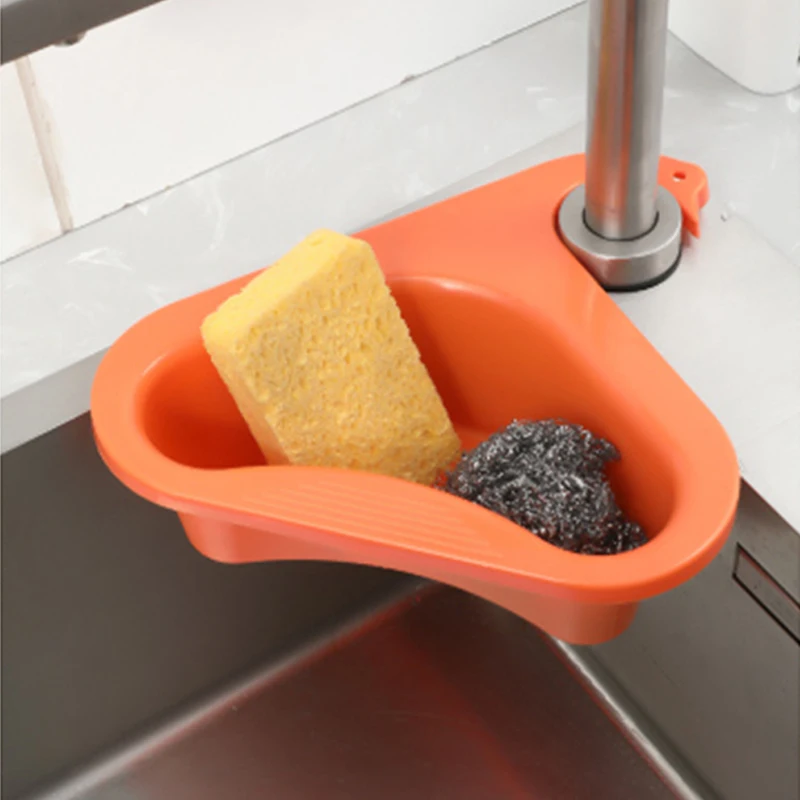 

Multifunctional Hanging Sink Drain Basket Sponge Storage Rack Holder Vegetable Washing Basket Kitchen Organizer Tool Accessories