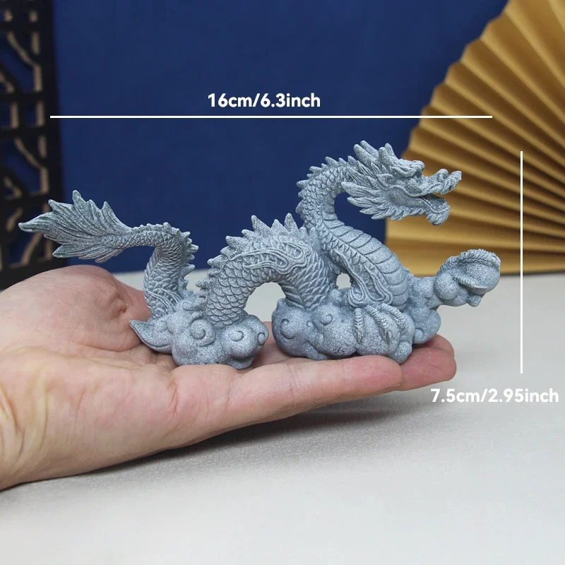 

Фигурки из камня слон лев дракон