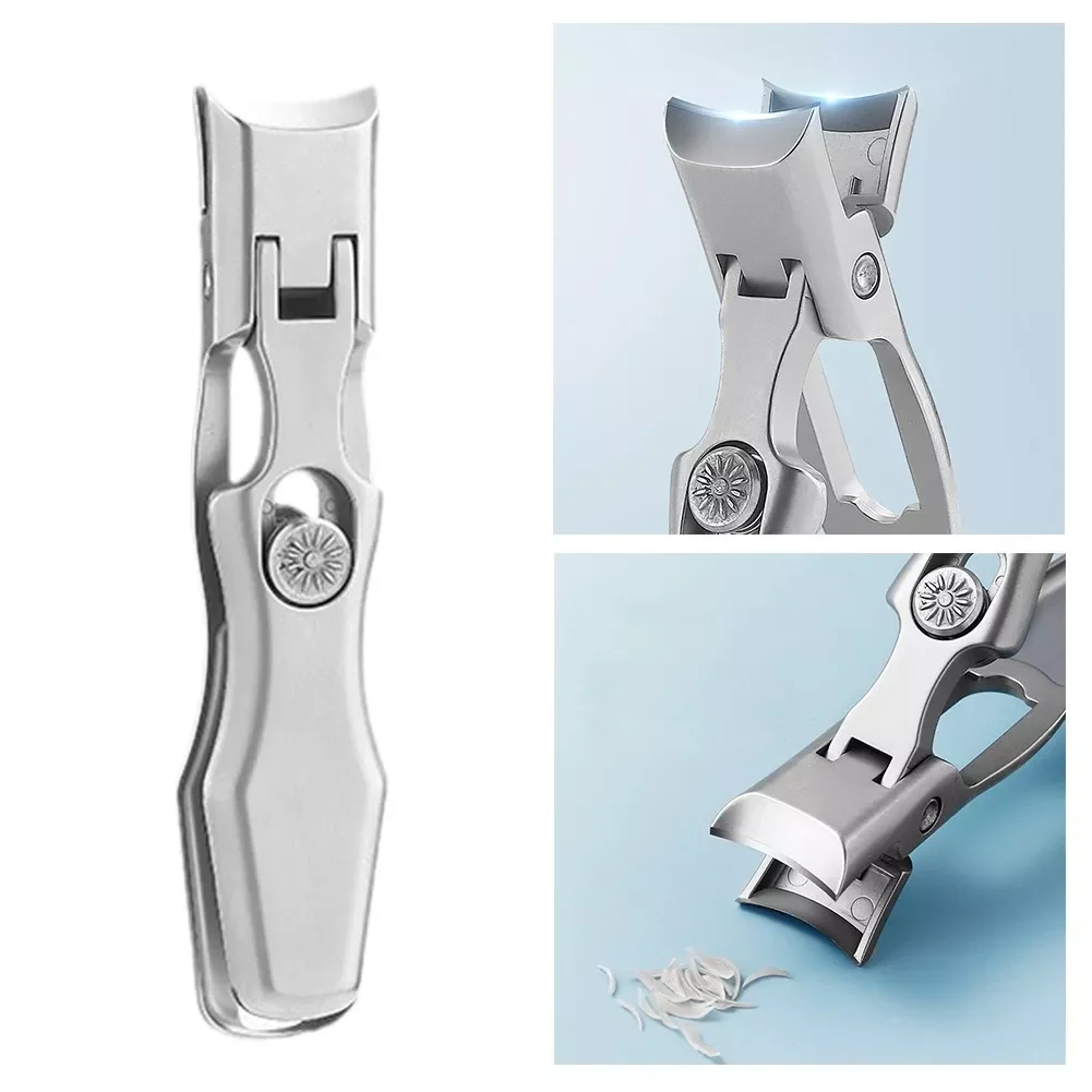 

Ultra Sharp Nail Clippers Steel Nail Cutter Wide Jaw Anti Splash Fingernail Cutter Manicure Tool Nail Trimmer