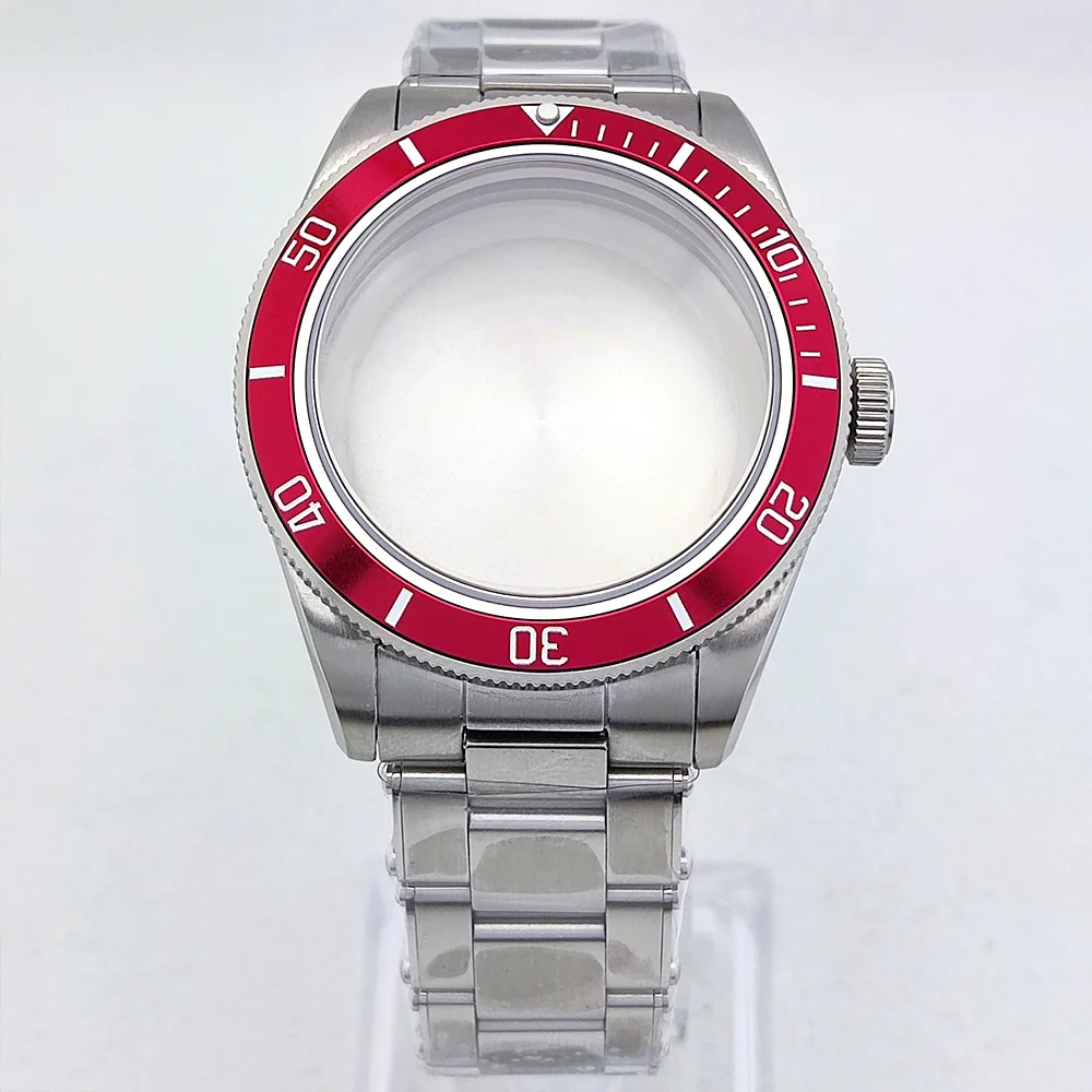 Набор корпусов 41 мм подходит для корпуса механизма Miyota 8215 с вращающимся кольцом