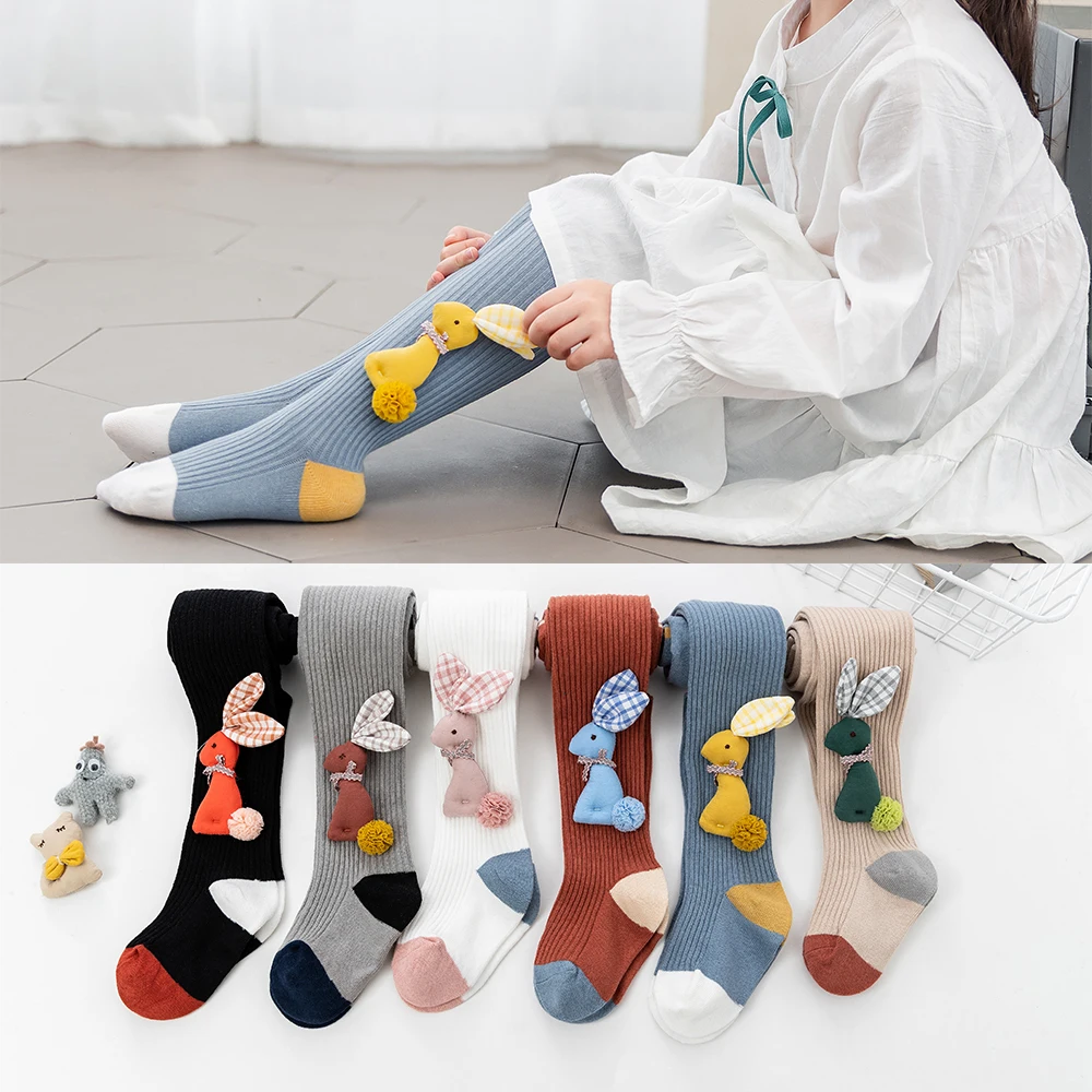 

Колготки для девочек 1-9 лет, чулки для детей, креативные клетчатые детские колготки, мягкие хлопковые колготки с двойными иглами