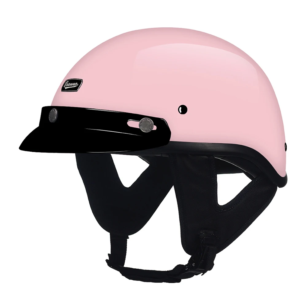 

Men's Motorcycle Helmet Red Motorbike Helmet Summer Capacete De Moto Bright Motorcycle Helmet Protection Helmet Capacete Pink