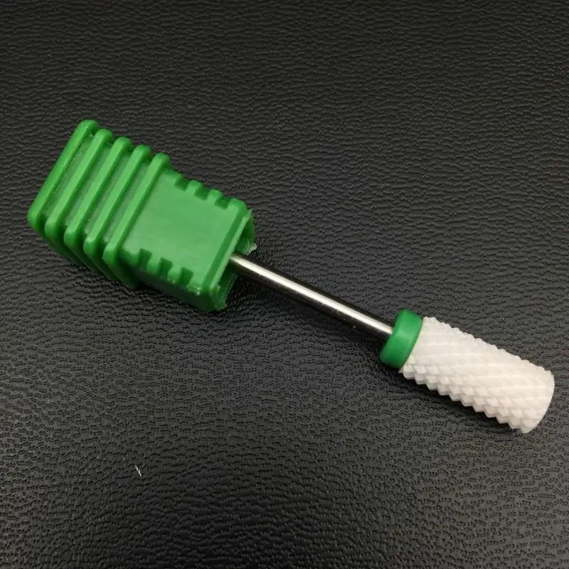 Керамическая фреза для ногтей с большим цилиндром 1 шт. электрической дрели пилка