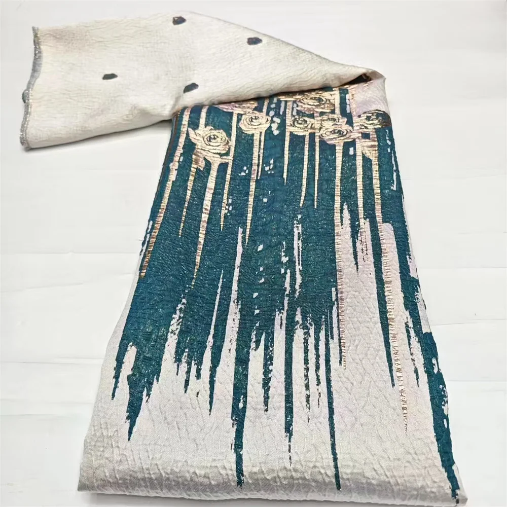 Новинка 2024 кружевная ткань модное нигерийское кружево из парчовой ткани