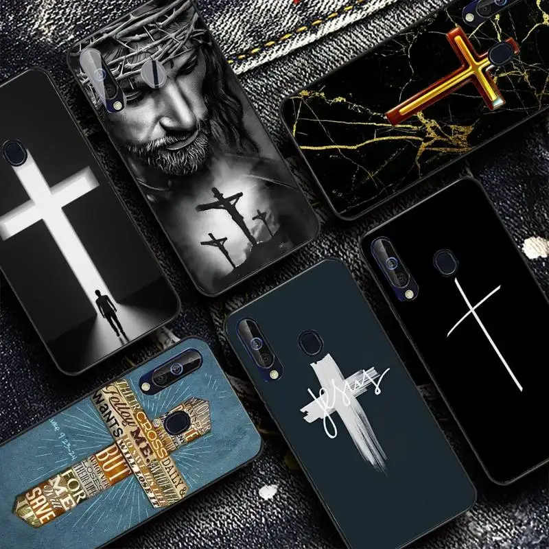 

Jesus Christ Cross Phone Case for Samsung A51 01 50 71 21S 70 31 40 30 10 20 S E 11 91 A7 A8 2018