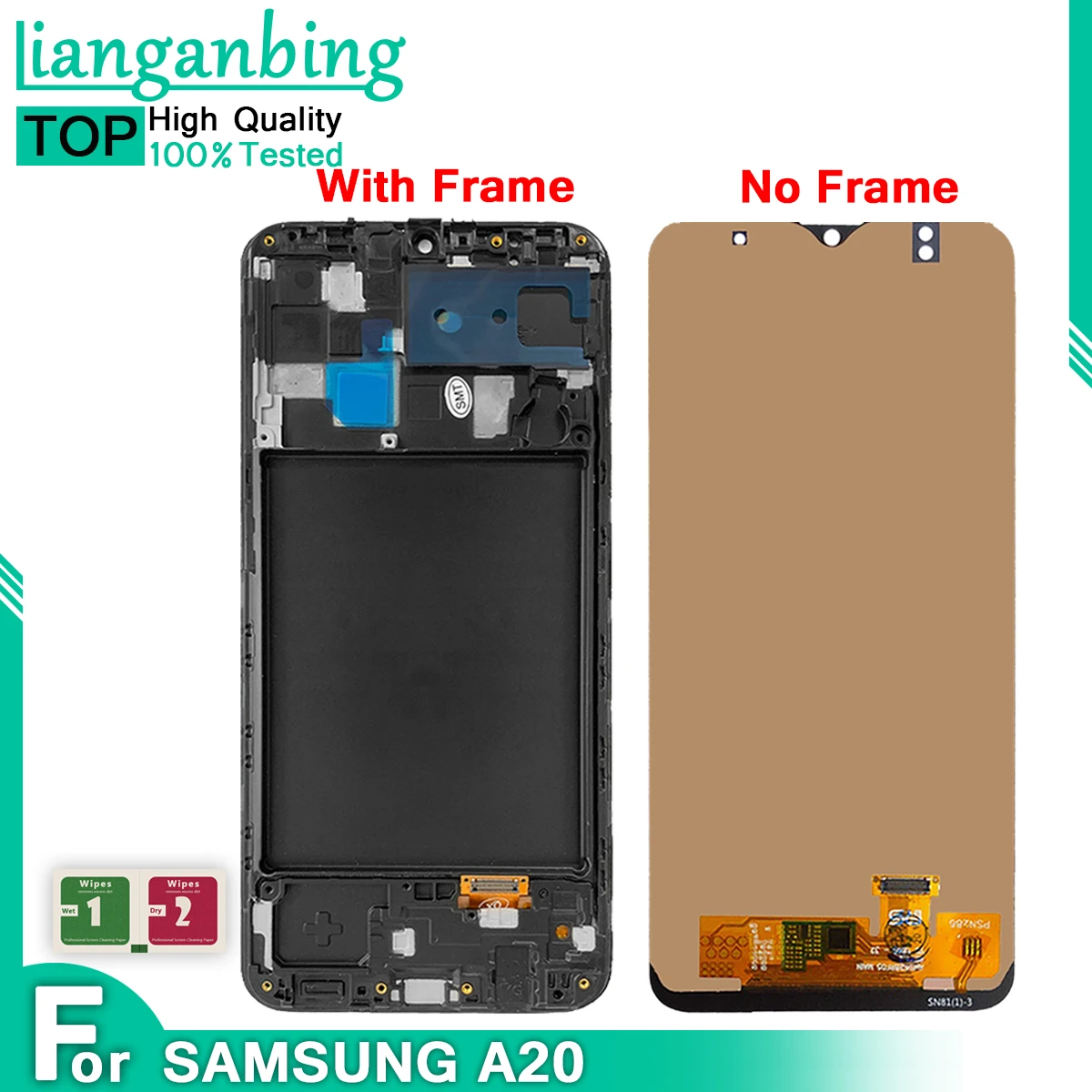 ЖК-дисплей TFT INCELL для Samsung A20 A205/DS A205F A205FD A205A с сенсорным экраном и дигитайзером в