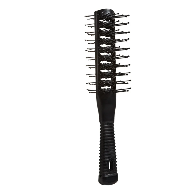 

1pc Professional Anti-Static Hair Comb Brush Black Ribs Hairbrush Massage Comb Salon Hairdressing Hair Care Styling Tool