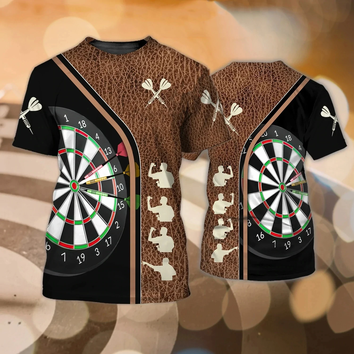 T-shirts Darts 3D Print T-Shirt kids clothing Round Neck T Shirt Fashion Casual Kawaii Boys Girls Street Harajuku Tees Tops - купить по