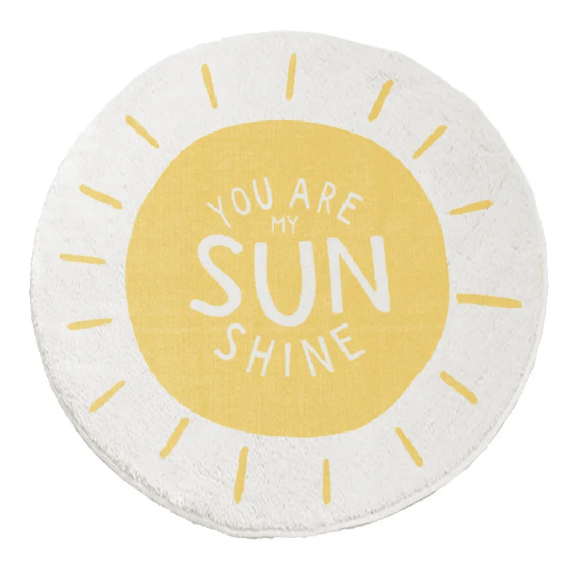 

You Are My Sunshine Plush Rug Lush Soft Doormat Floor Mat Carpet Home Living Bath Room Anti Slip Imitation Cashmere