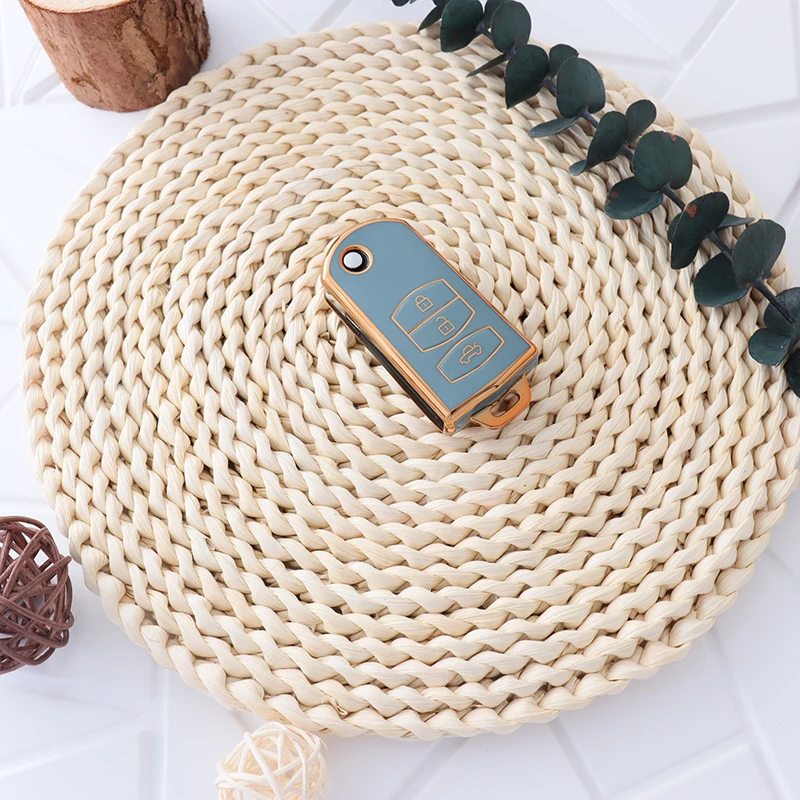 

Модный Чехол Для Ключей Из ТПУ Для Mazda 3 5 6 Серии M6 RX8 MX5-защитный Чехол Для Ключей От Автомобиля С 2/3 Кнопками, Аксес...