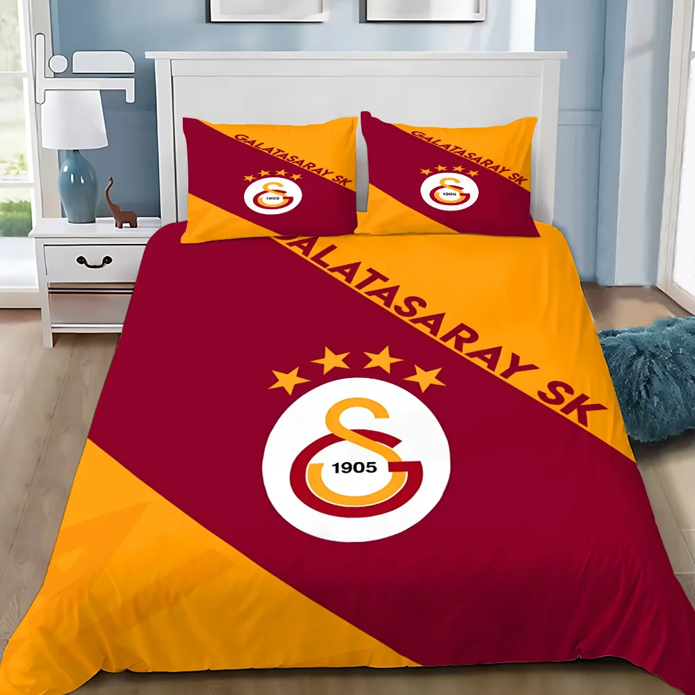 Duvet Cover Pillowcase Bedding Set Football Club G-Galatasarays Adult BoyGirl Bedroom Decoration Children Gift Single Large Size